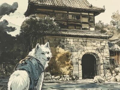 „Shiro – Strażnik Psiej Góry”. Zamek w Inuyama. Japonia