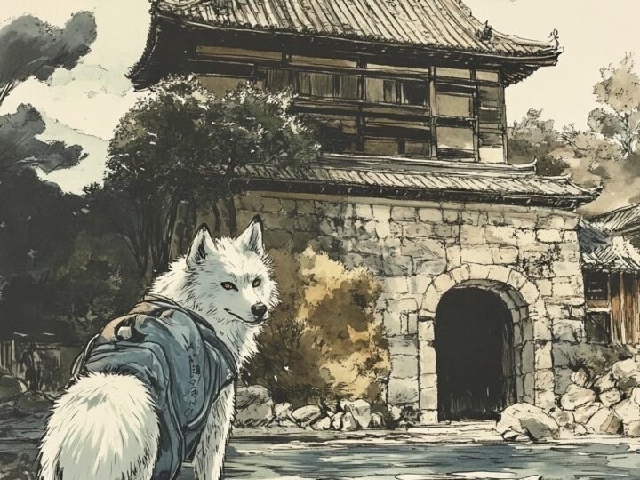 „Shiro – Strażnik Psiej Góry”. Zamek w Inuyama. Japonia